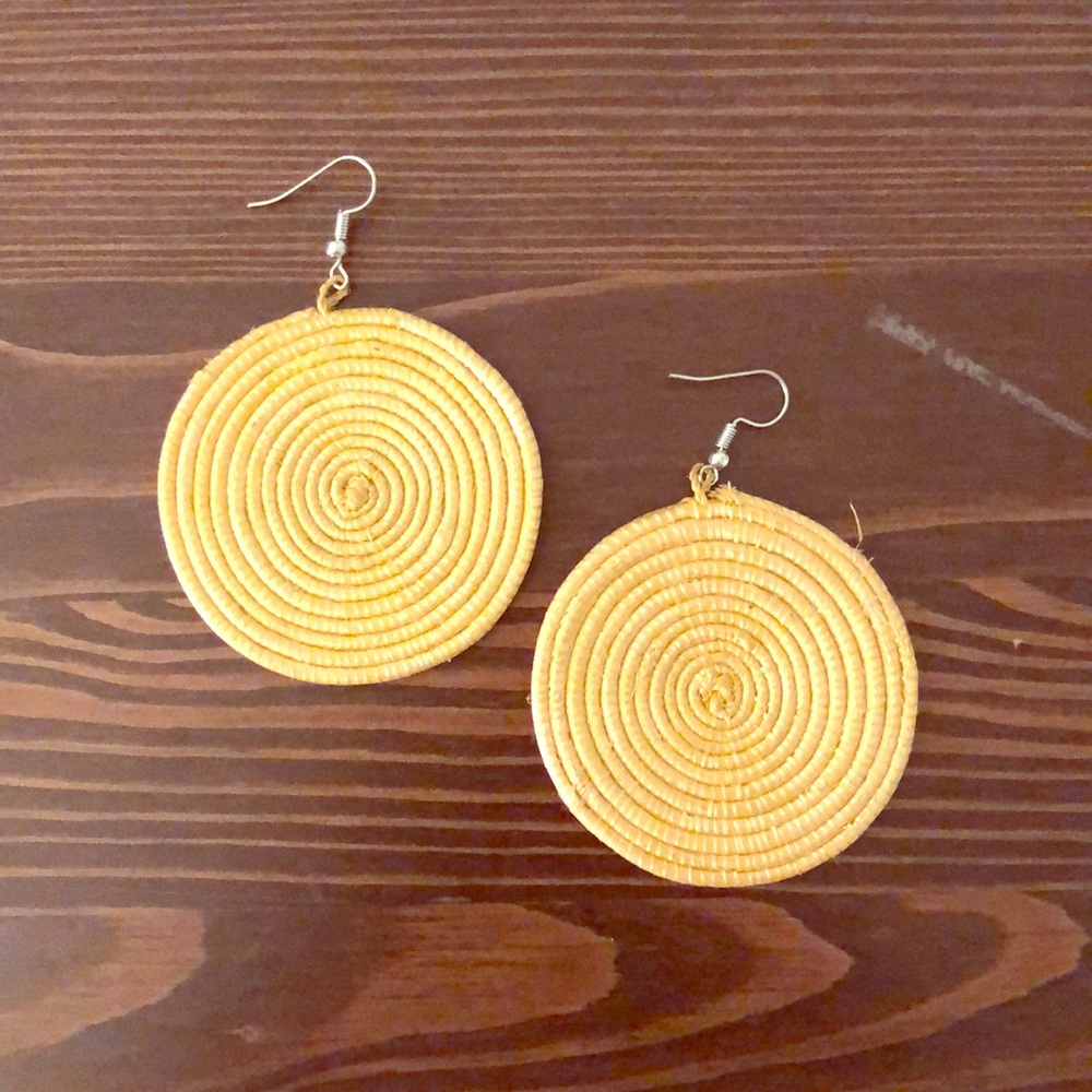 Handcrafted Boho-chic Disc Earrings